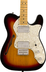 Guitarra eléctrica semi caja Squier Classic Vibe '70s Telecaster Thinline (MN) - 3-color sunburst