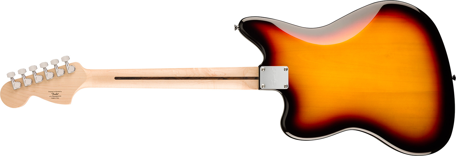 Squier Jaguar Affinity 2s Trem Lau - 3-color Sunburst - Guitarra electrica retro rock - Variation 1