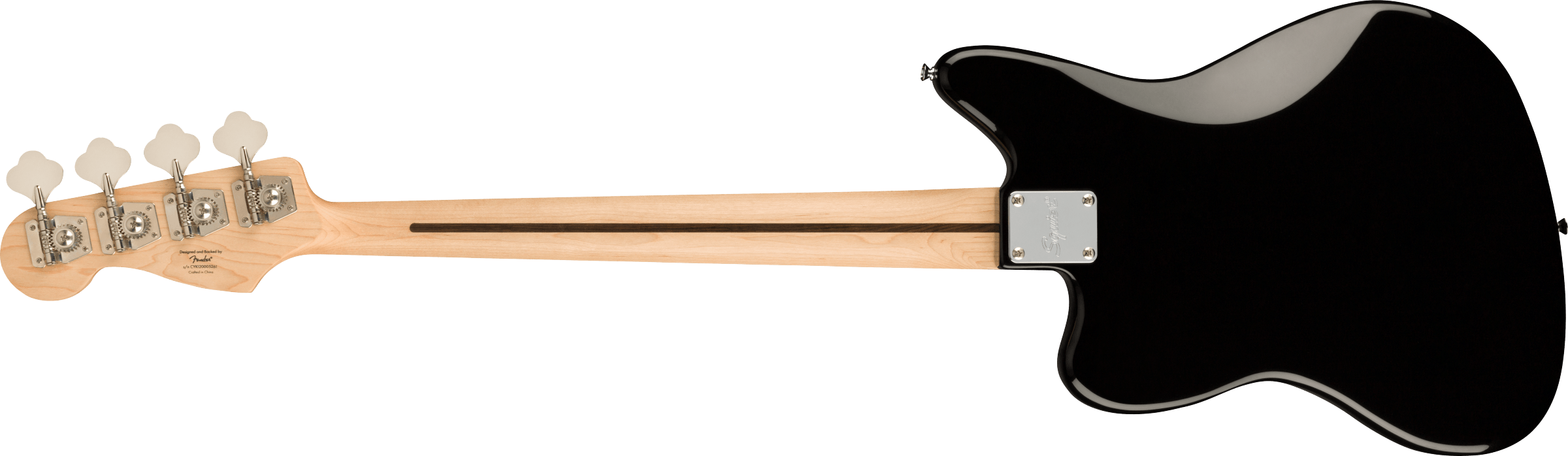 Squier Jaguar Bass Affinity 2021 Mn - Black - Bajo eléctrico de cuerpo sólido - Variation 1