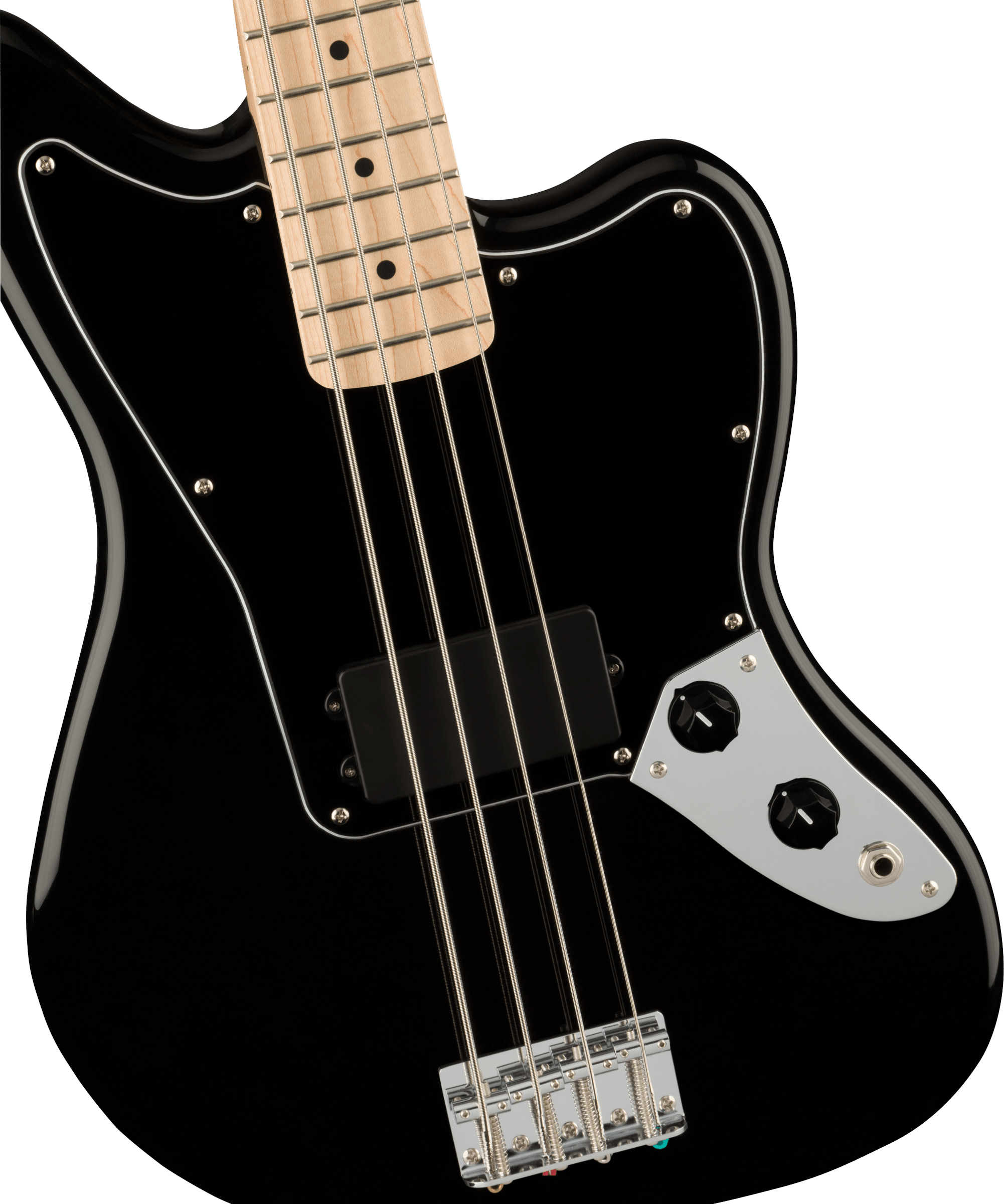 Squier Jaguar Bass Affinity 2021 Mn - Black - Bajo eléctrico de cuerpo sólido - Variation 2