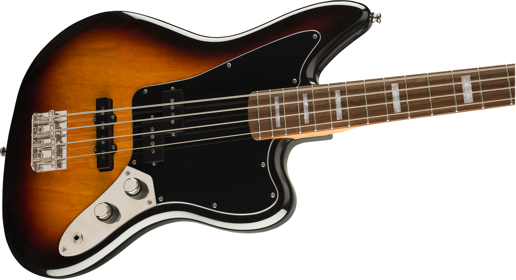 Squier Jaguar Bass Classic Vibe Lau 2019 - 3-color Sunburst - Bajo eléctrico de cuerpo sólido - Variation 2