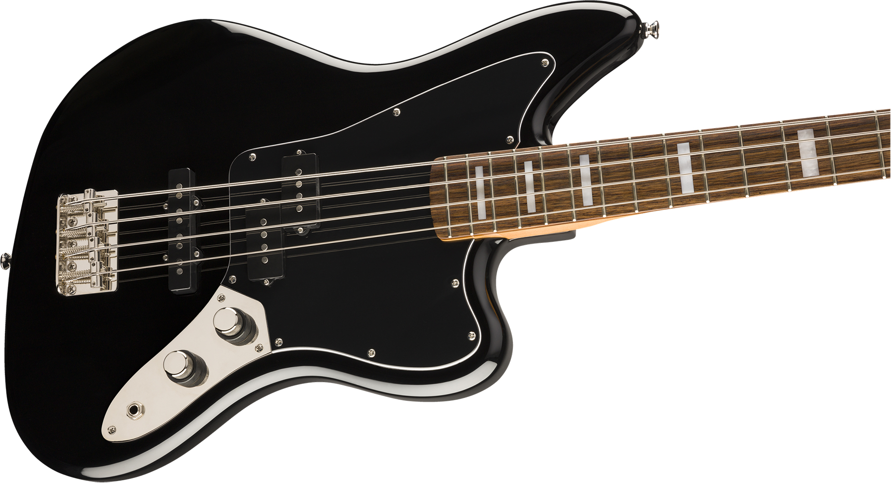 Squier Jaguar Bass Classic Vibe Lau 2019 - Black - Bajo eléctrico de cuerpo sólido - Variation 2