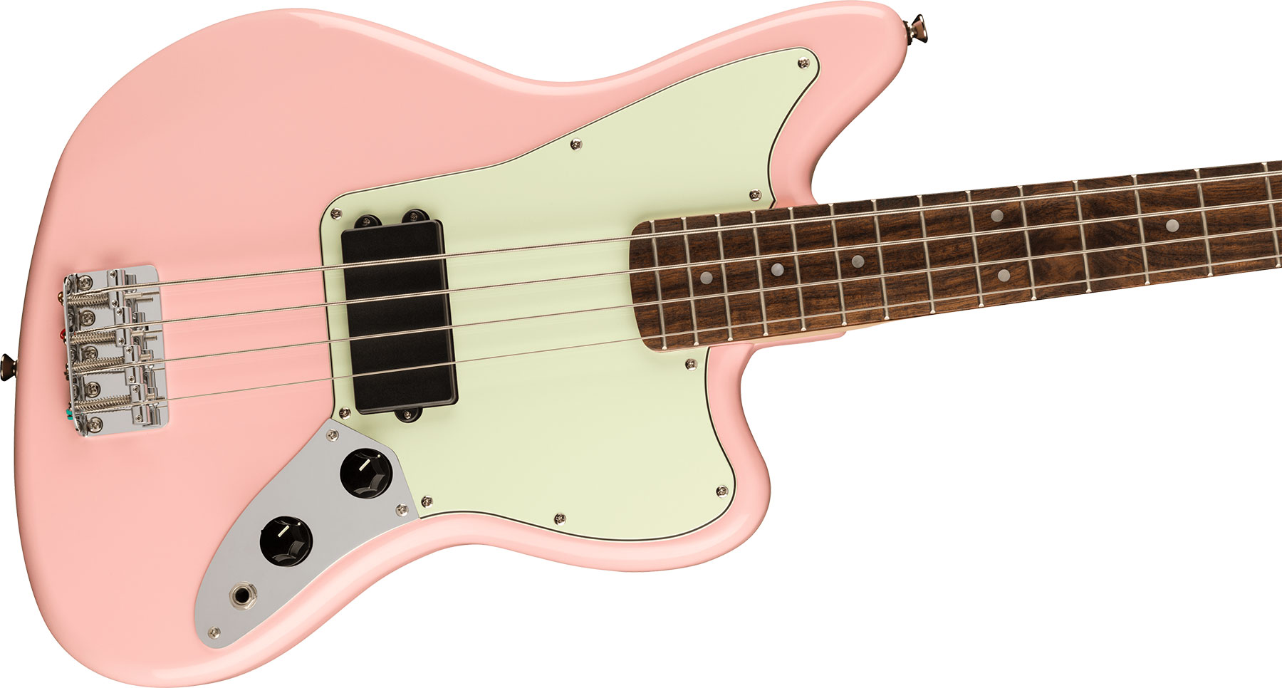 Squier Jaguar Bass H Affinity Fsr Lau - Shell Pink - Bajo eléctrico de cuerpo sólido - Variation 2
