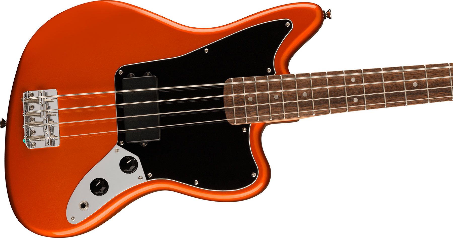 Squier Jaguar Bass H Affinity Fsr Lau - Metallic Orange - Bajo eléctrico de cuerpo sólido - Variation 2