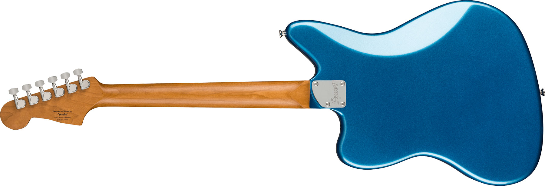 Squier Jaguar Contemporary Hh St Fsr Ltd Ht Lau - Lake Placid Blue - Guitarra electrica retro rock - Variation 1
