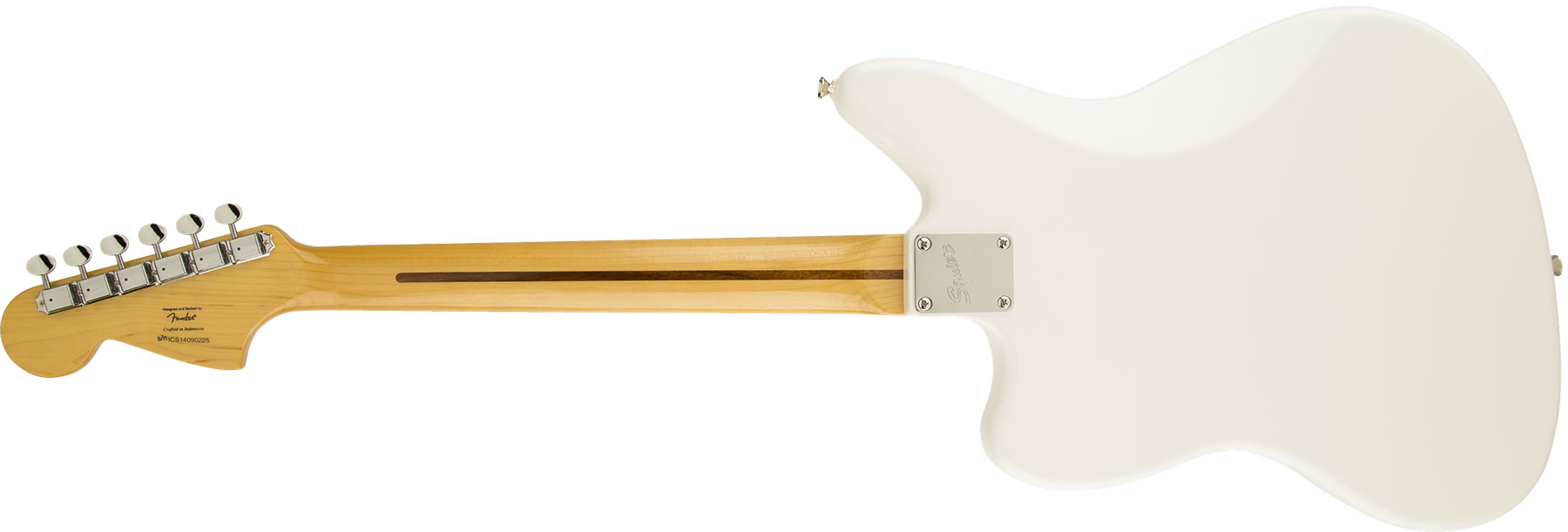 Squier Jaguar Vintage Modified Ss Lau - Olympic White - Guitarra electrica retro rock - Variation 1