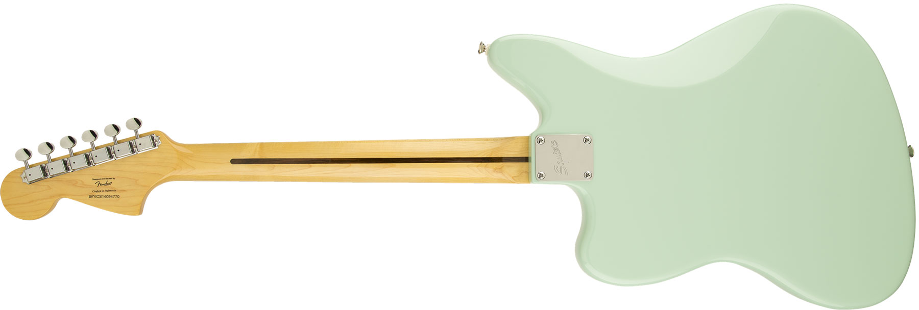 Squier Jaguar Vintage Modified Ss Lau - Surf Green - Guitarra eléctrica con forma de str. - Variation 1