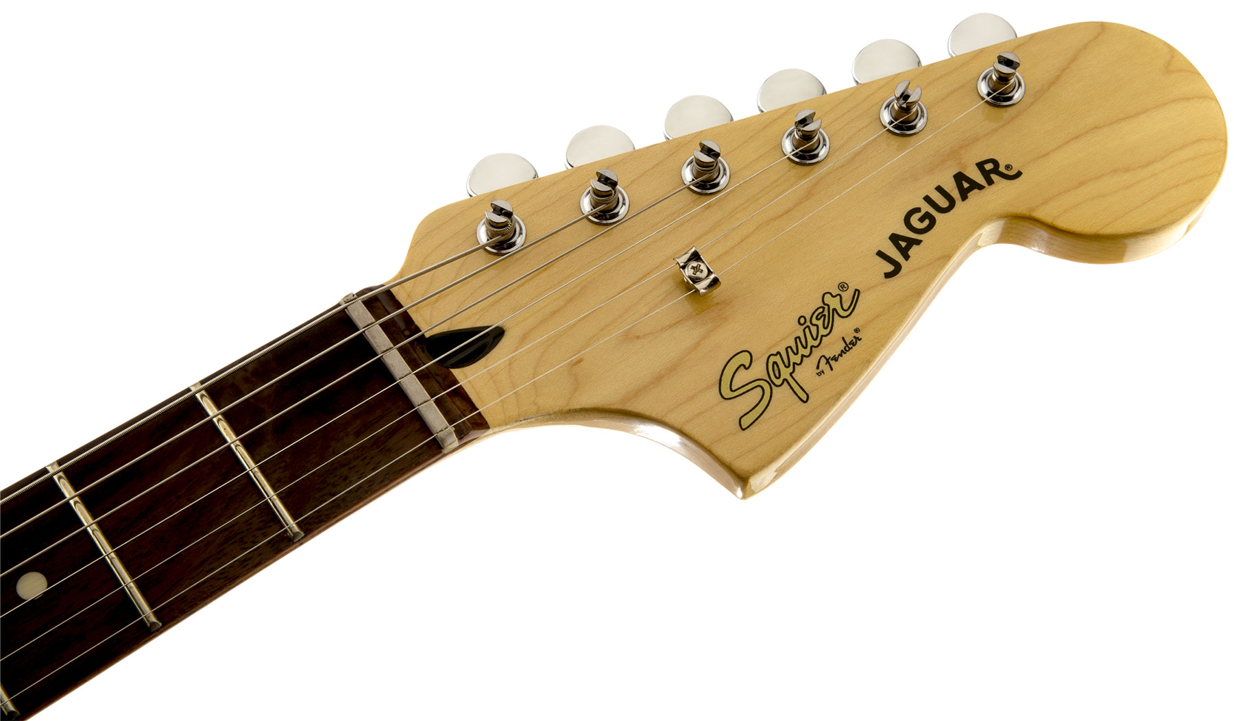 Squier Jaguar Vintage Modified Ss Lau - Olympic White - Guitarra electrica retro rock - Variation 3