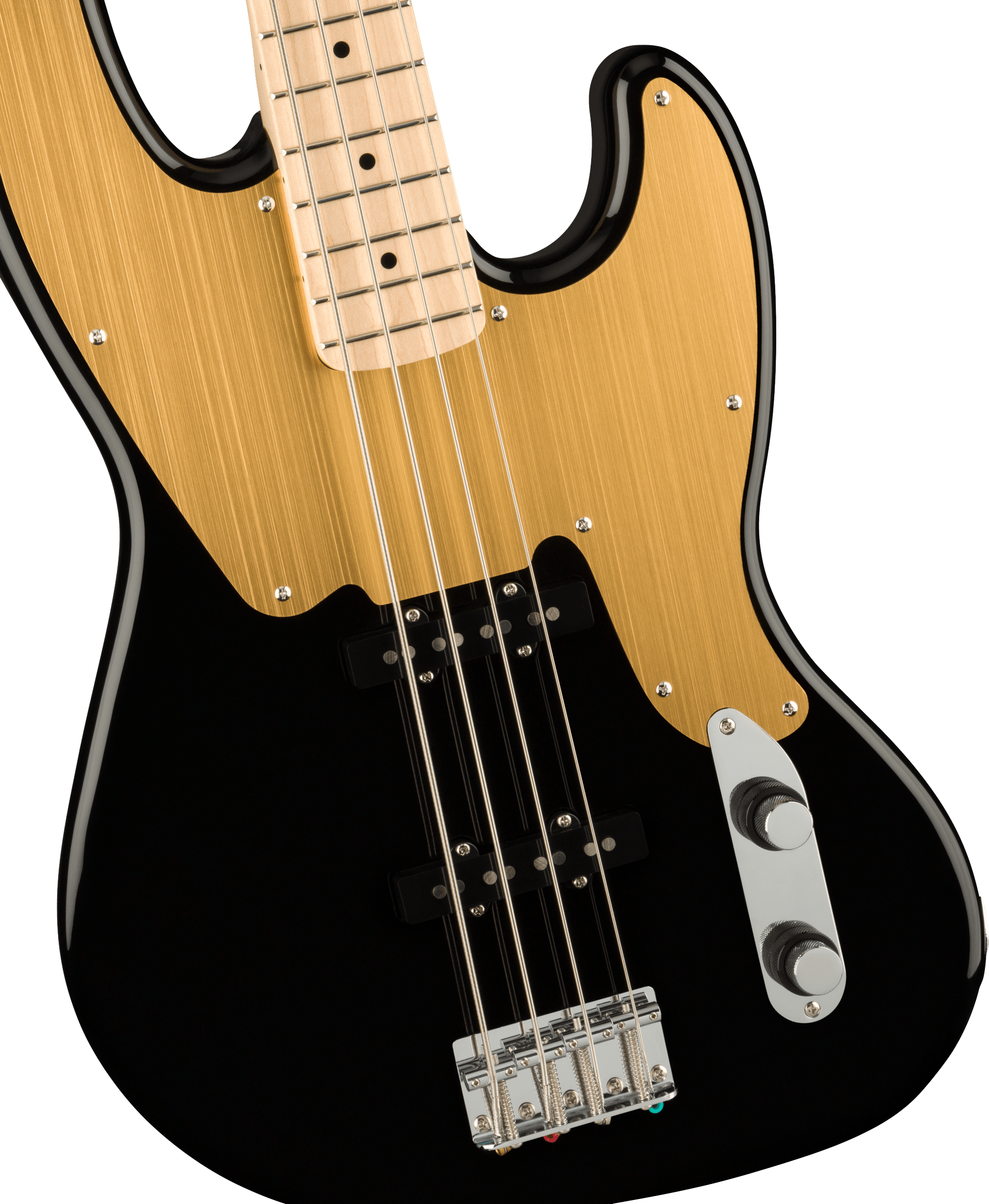 Squier Jazz Bass 1954 Paranormal Mn - Black - Bajo eléctrico de cuerpo sólido - Variation 2