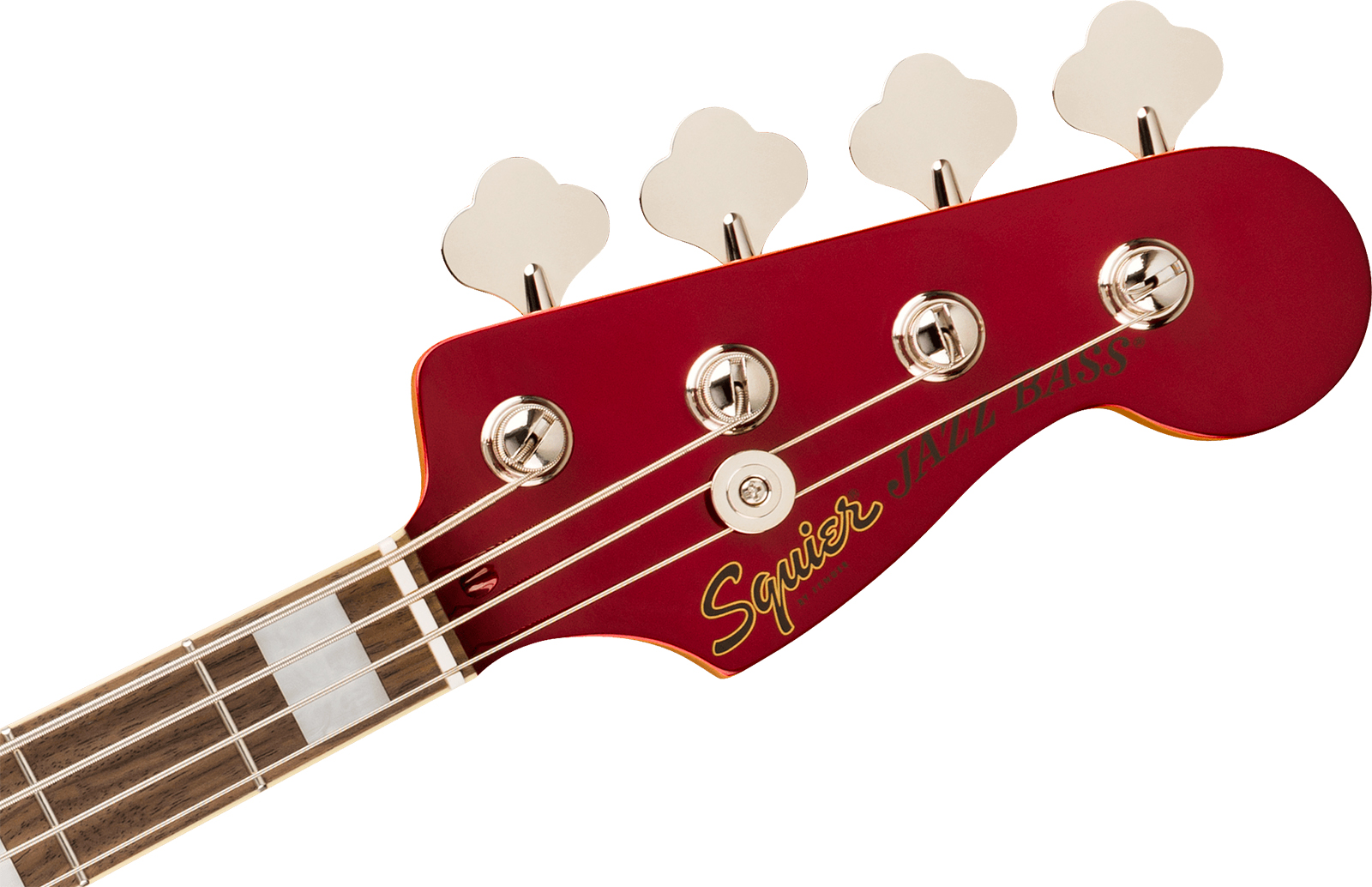 Squier Jazz Bass 70s Active Classic Vibe Lau - Candy Apple Red W/ Matching Headstock - Bajo eléctrico de cuerpo sólido - Variation 2