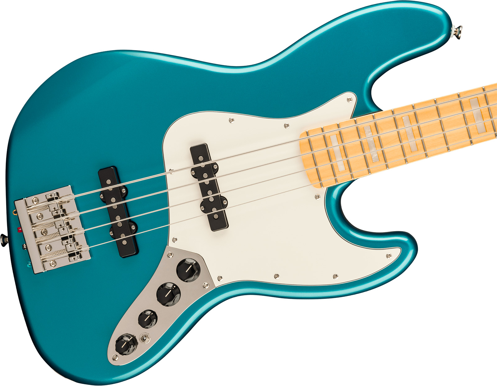 Squier Jazz Bass 70s Active Classic Vibe Mn - Ocean Turquoise - Bajo eléctrico de cuerpo sólido - Variation 3