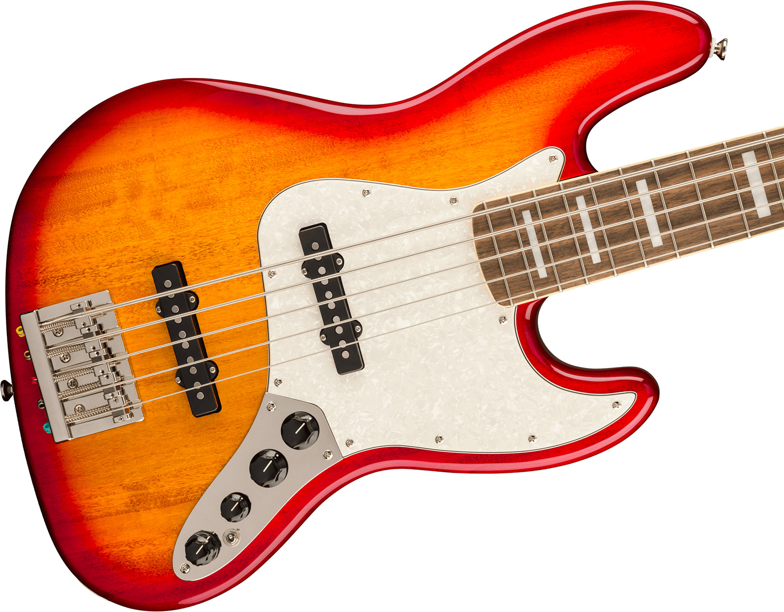 Squier Jazz Bass 70s Active V Classic Vibe 5c Mn - Sienna Sunburst - Bajo eléctrico de cuerpo sólido - Variation 2