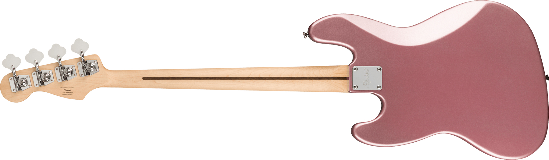 Squier Jazz Bass Affinity 2021 Lau - Burgundy Mist - Bajo eléctrico de cuerpo sólido - Variation 1