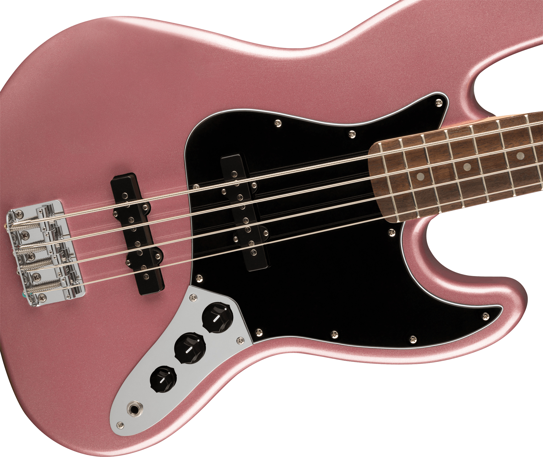 Squier Jazz Bass Affinity 2021 Lau - Burgundy Mist - Bajo eléctrico de cuerpo sólido - Variation 2