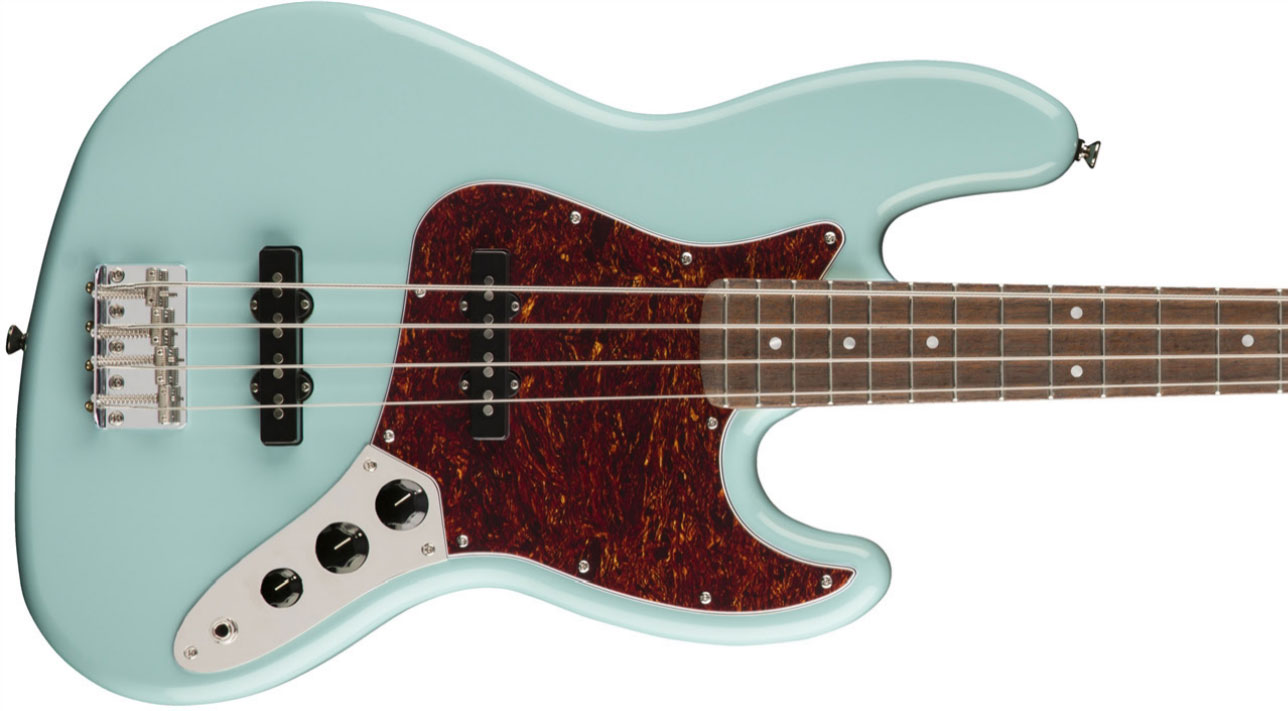 Squier Jazz Bass Classic Vibe 60s 2019 Lau - Daphne Blue - Bajo eléctrico de cuerpo sólido - Variation 1