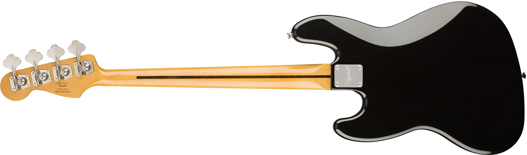 Squier Jazz Bass Classic Vibe 60s 2019 Lau - Black - Bajo eléctrico de cuerpo sólido - Variation 1