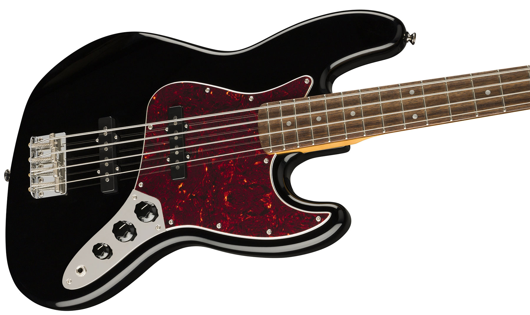 Squier Jazz Bass Classic Vibe 60s 2019 Lau - Black - Bajo eléctrico de cuerpo sólido - Variation 2