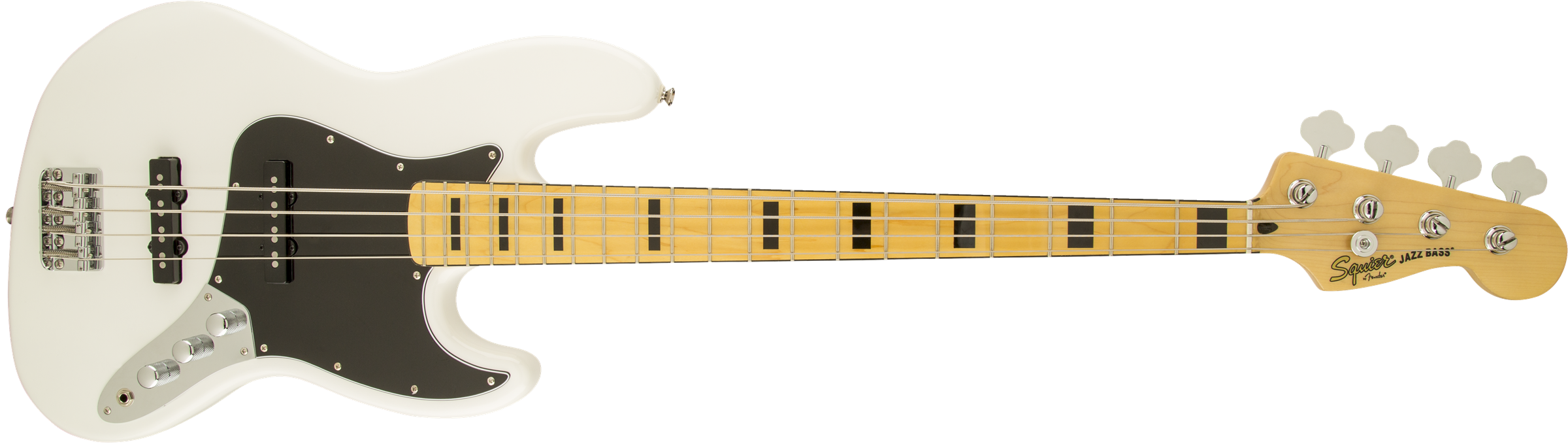 Squier Jazz Bass Vintage Modified 70 2013 Mn Olympic White - Bajo eléctrico de cuerpo sólido - Variation 1