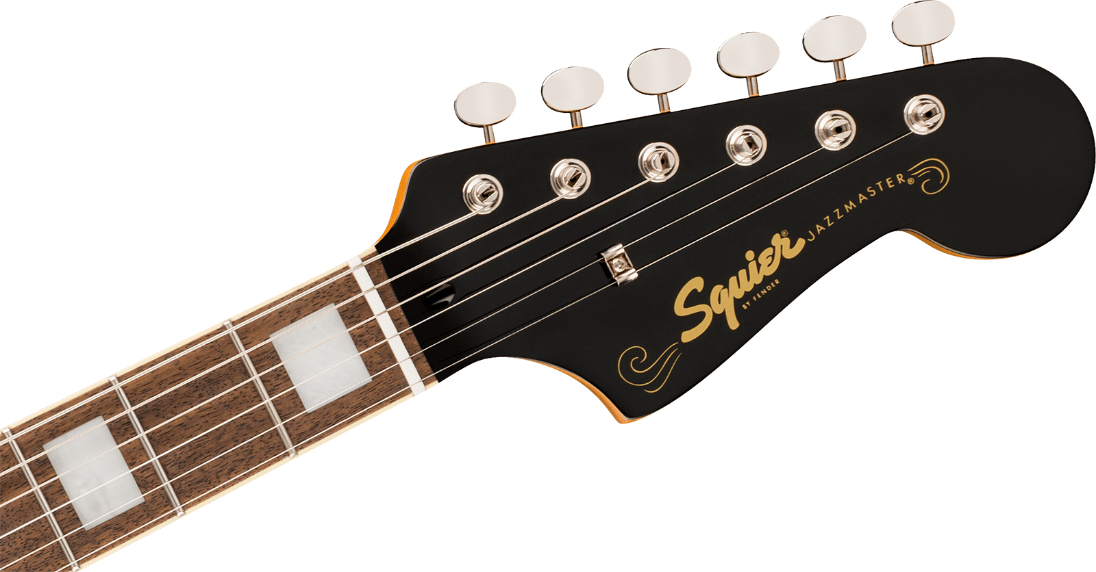 Squier Jazzmaster 60s Classic Vibe Ltd 2s Trem Lau - Black - Guitarra electrica retro rock - Variation 2