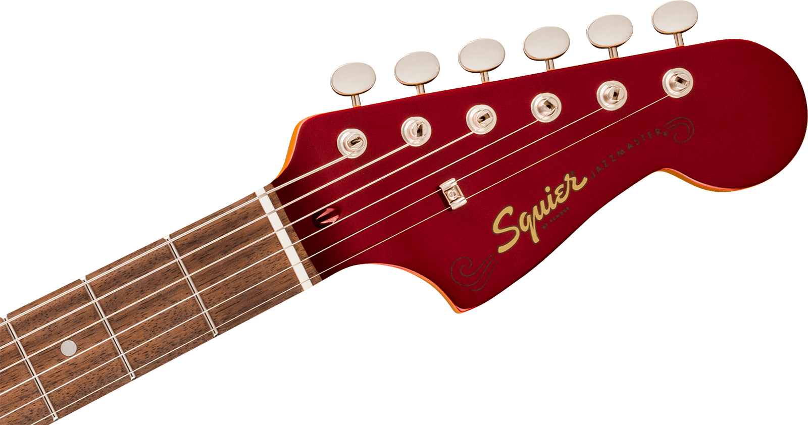 Squier Jazzmaster 60s Classic Vibe Ltd 2s Trem Lau - Candy Apple Red - Guitarra electrica retro rock - Variation 2