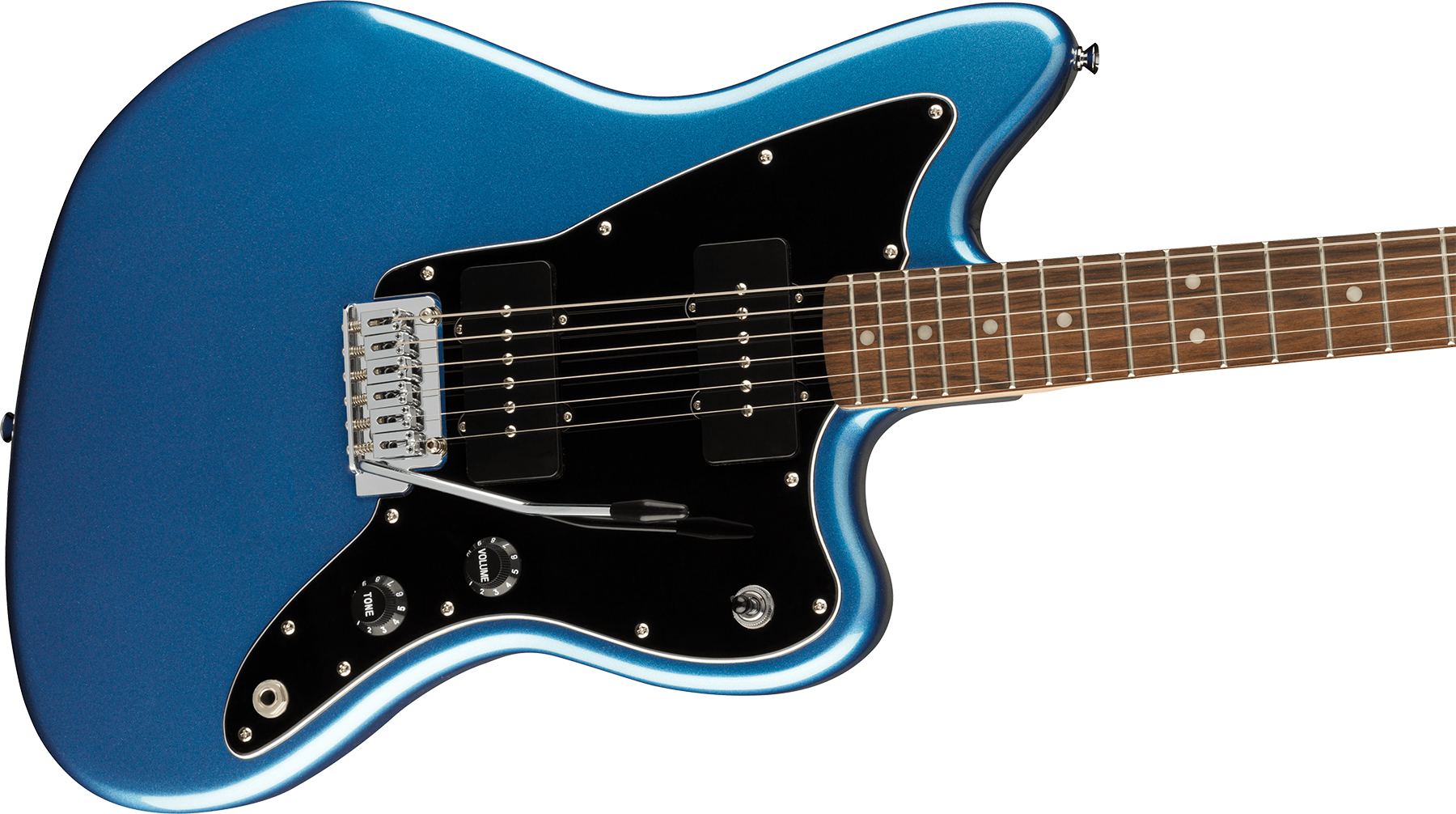 Squier Jazzmaster Affinity 2021 2s Trem Lau - Lake Placid Blue - Guitarra electrica retro rock - Variation 2