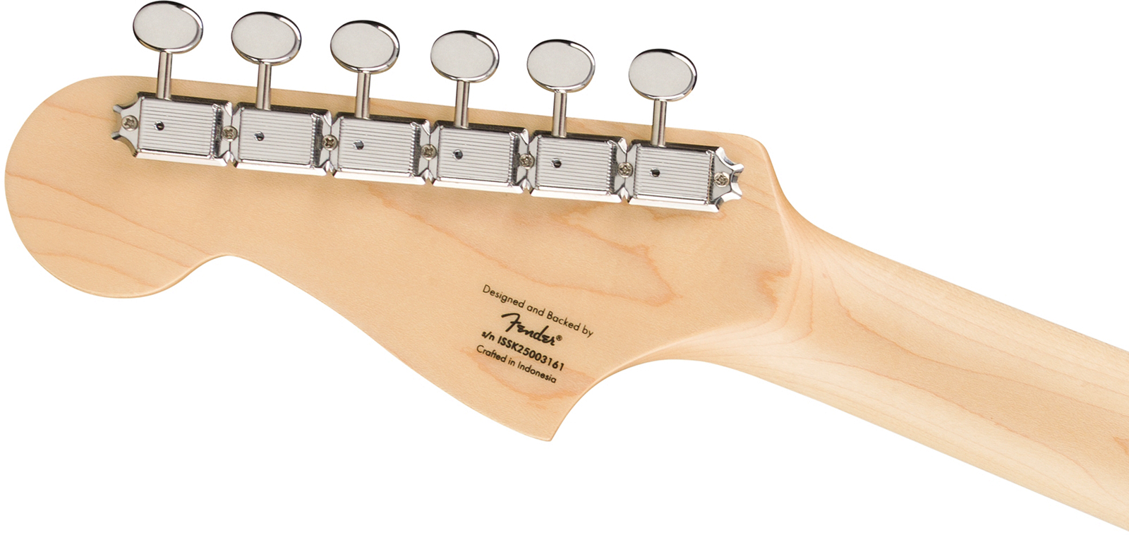 Squier Jazzmaster Baritone Hh Paranormal 2h Ht Lau - Oxblood - Guitarra electrica retro rock - Variation 4