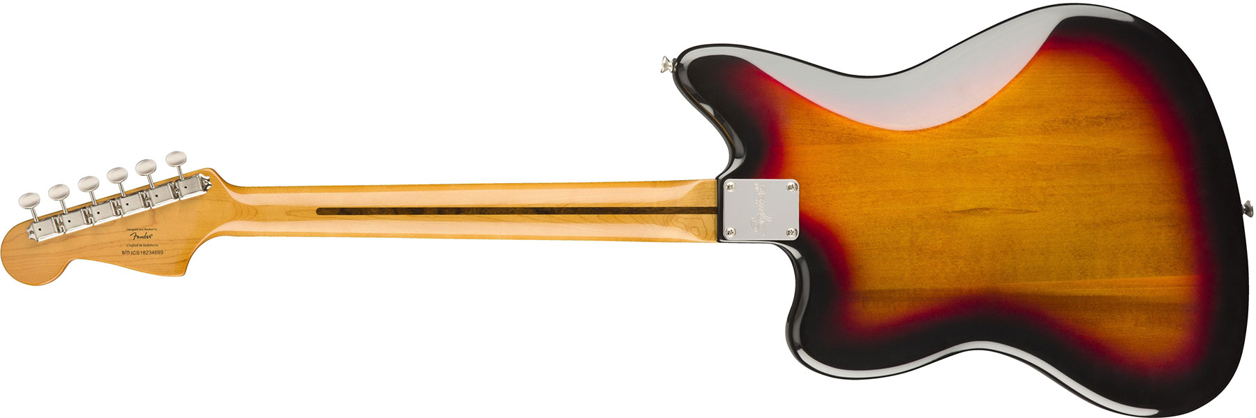 Squier Jazzmaster Classic Vibe 60s 2019 Lau - 3-color Sunburst - Guitarra electrica retro rock - Variation 1