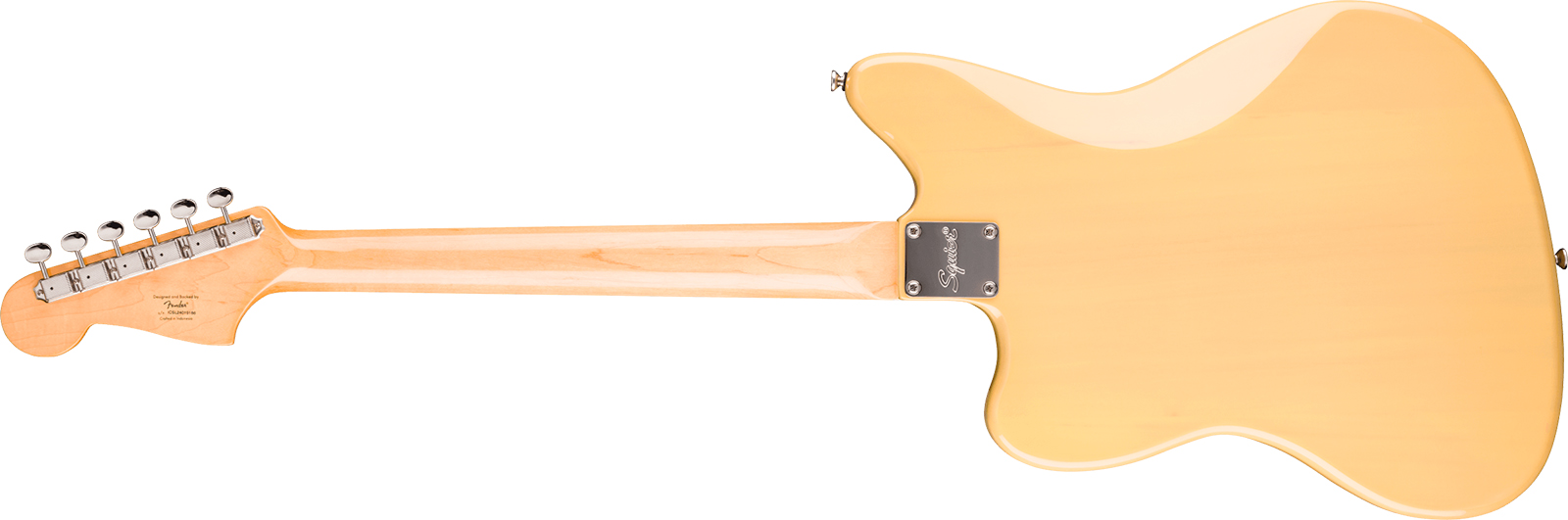 Squier Jazzmaster Classic Vibe '70s Fsr Ltd 2s Trem Mn - Vintage Blonde - Guitarra electrica retro rock - Variation 1