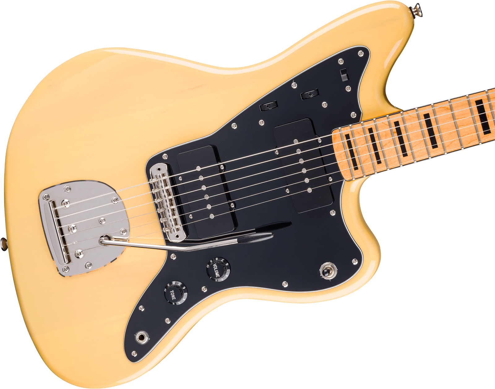 Squier Jazzmaster Classic Vibe '70s Fsr Ltd 2s Trem Mn - Vintage Blonde - Guitarra electrica retro rock - Variation 2