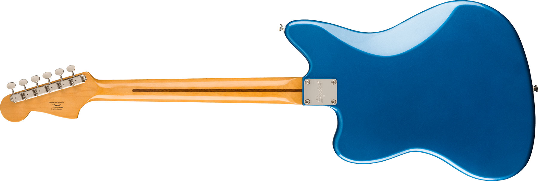 Squier Jazzmaster Classic Vibe '70s Fsr Ltd Lau - Lake Placid Blue W/ Matching Headstock - Guitarra electrica retro rock - Variation 1