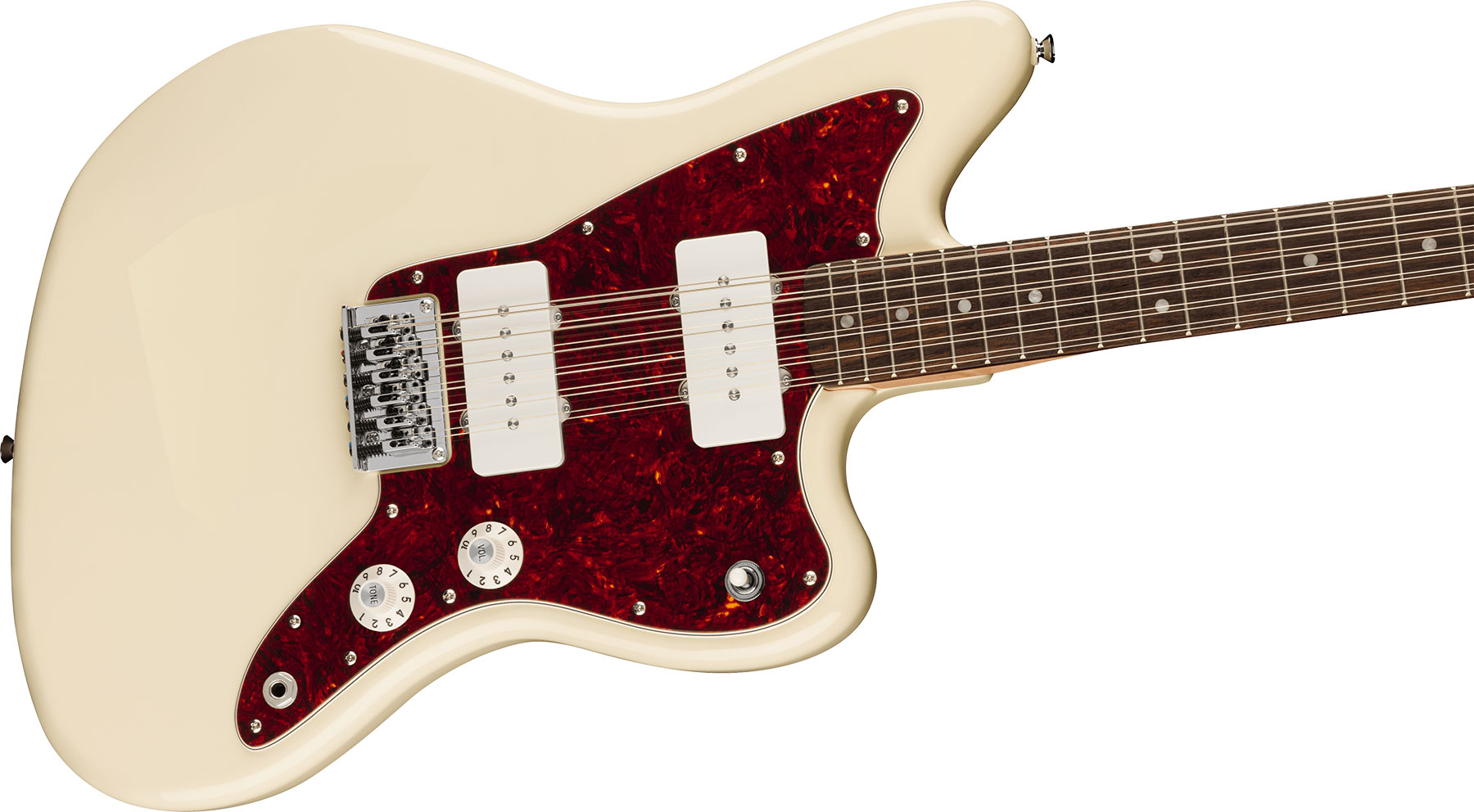 Squier Jazzmaster Xii Paranormal 2s Ht Lau - Olympic White - Guitarra electrica de 12 cuerdas - Variation 2