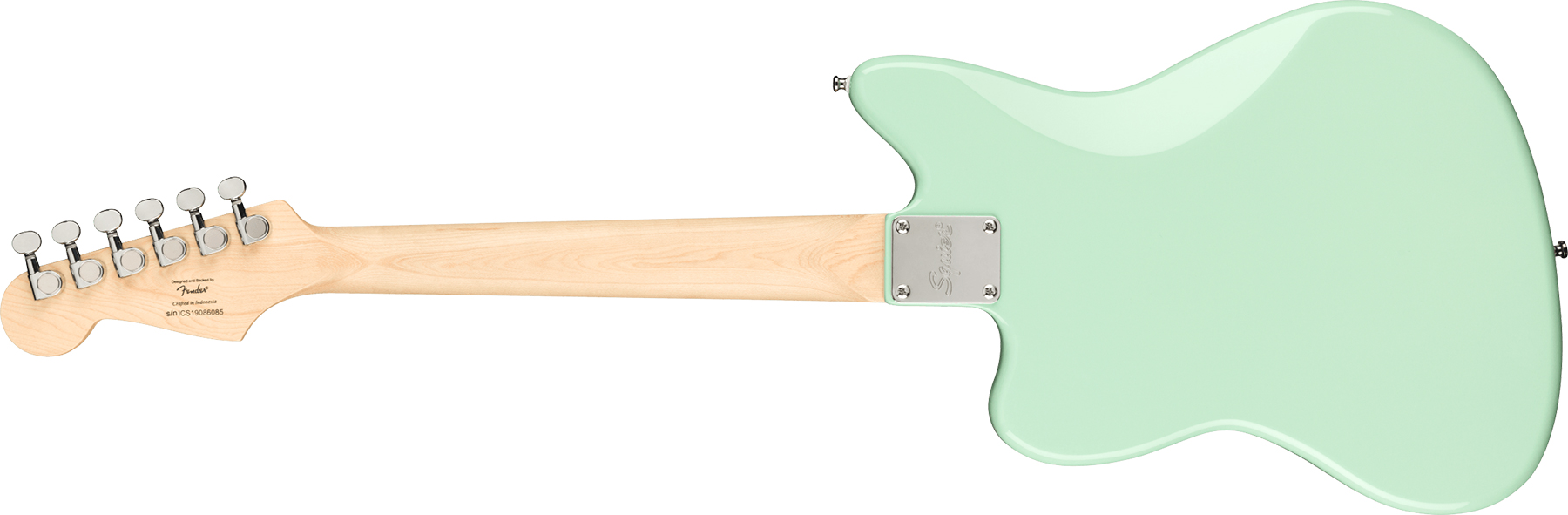 Squier Mini Jazzmaster Bullet Hh Ht Mn - Surf Green - Guitarra eléctrica para niños - Variation 1