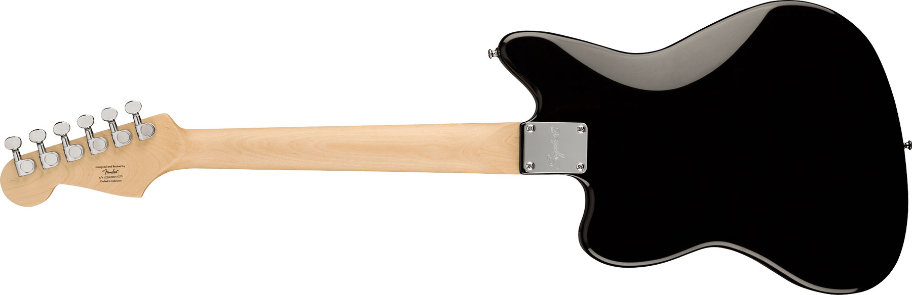 Squier Mini Jazzmaster Bullet Ltd Hh Ht Mn - Black - Guitarra eléctrica para niños - Variation 1