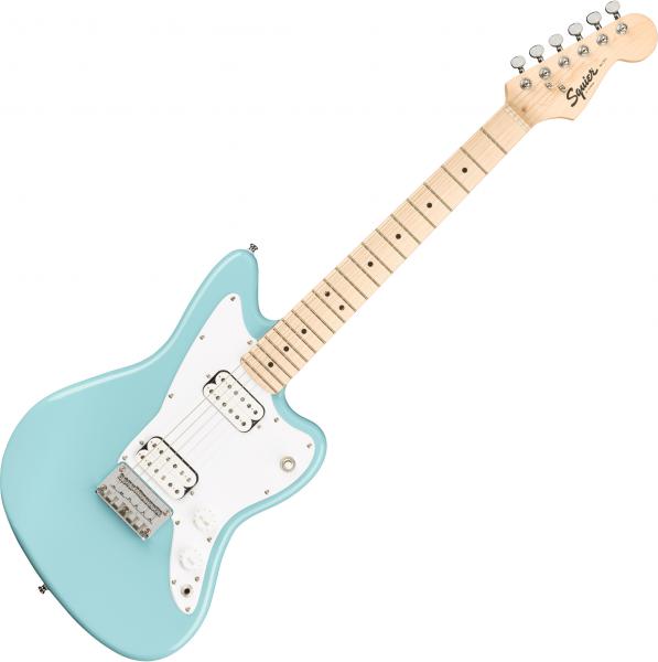 Guitarra eléctrica para niños Squier Bullet Mini Jazzmaster HH - Daphne blue