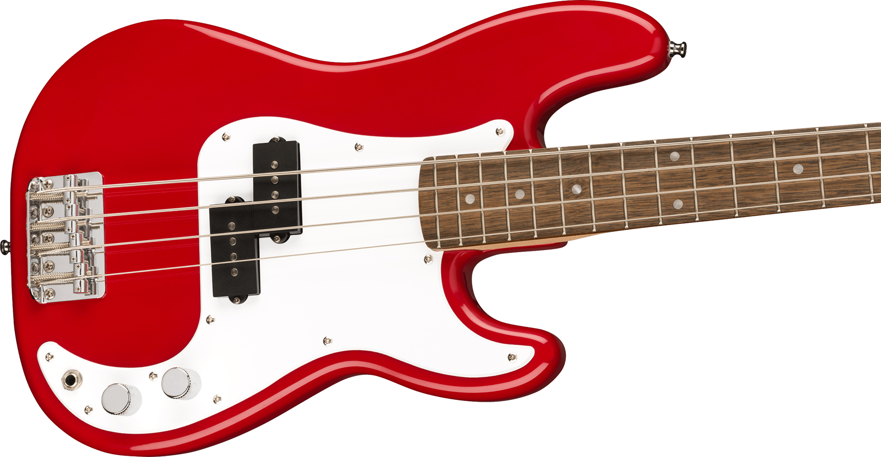 Squier Mini Precision Bass Bullet Lau - Dakota Red - Bajo eléctrico para niños - Variation 2