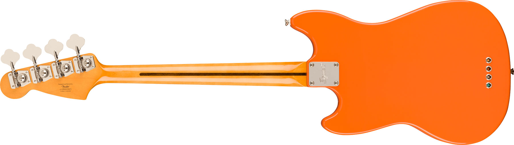 Squier Mustang Bass '60s Classic Vibe Competition Fsr Ltd Lau - Capri Orange - Bajo eléctrico de cuerpo sólido - Variation 1