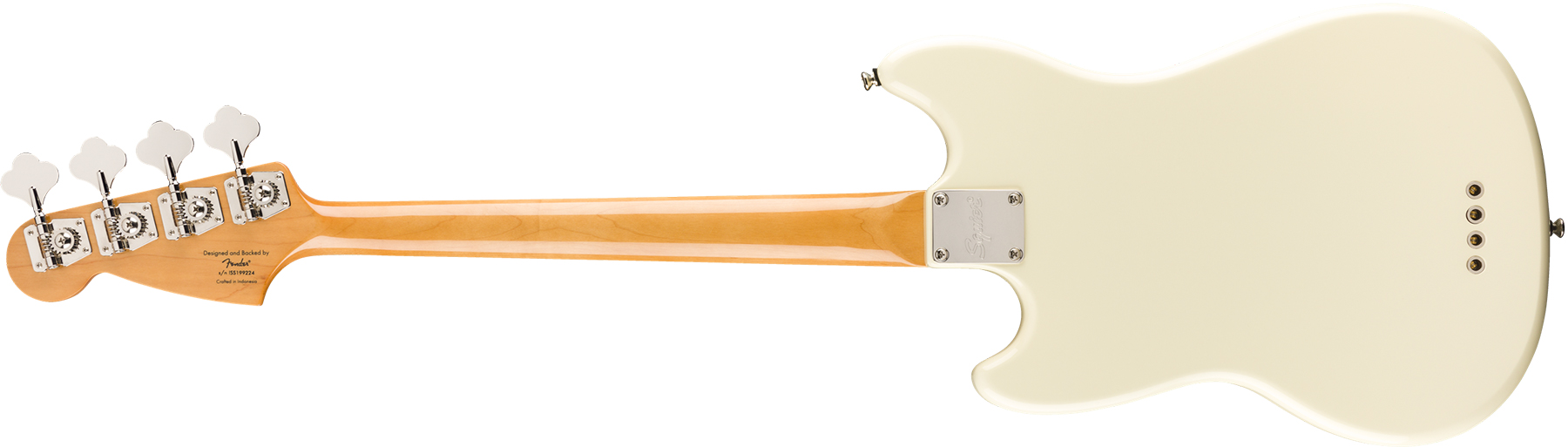 Squier Mustang Bass '60s Classic Vibe Lau 2019 - Olympic White - Bajo eléctrico de cuerpo sólido - Variation 1