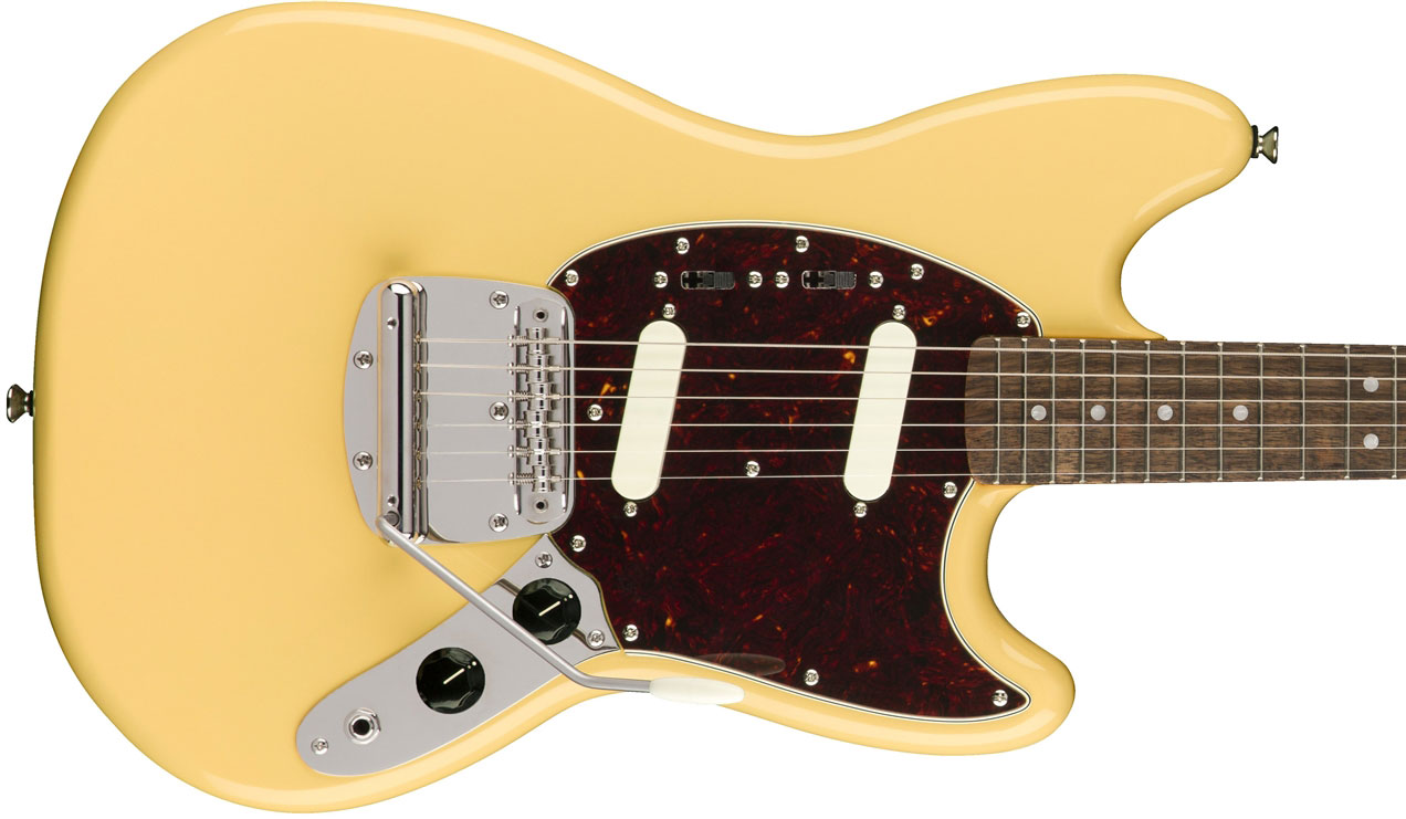 Squier Mustang  Classic Vibe 60s 2019 Lau - Vintage White - Guitarra electrica retro rock - Variation 1