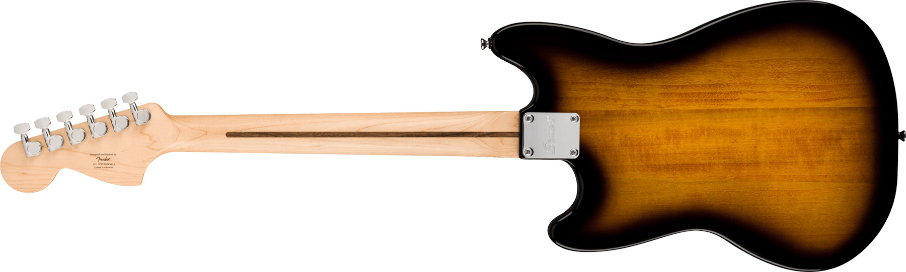 Squier Mustang Sonic 2s Ht Mn - 2-color Sunburst - Guitarra electrica retro rock - Variation 1
