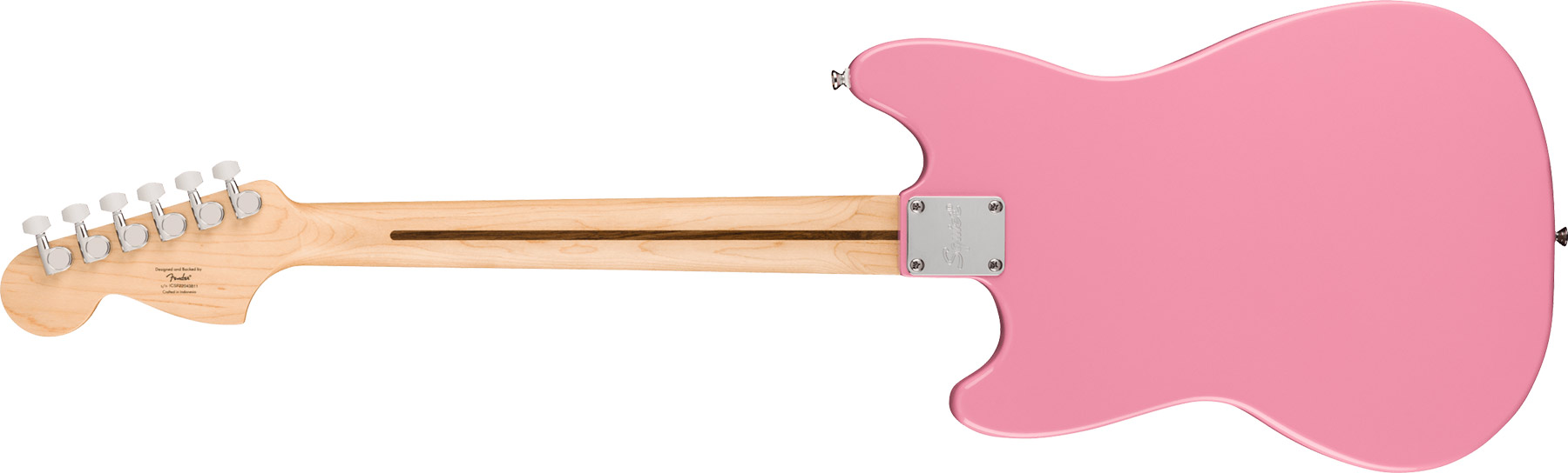 Squier Mustang Sonic Hh 2h Ht Mn - Flash Pink - Guitarra electrica retro rock - Variation 1
