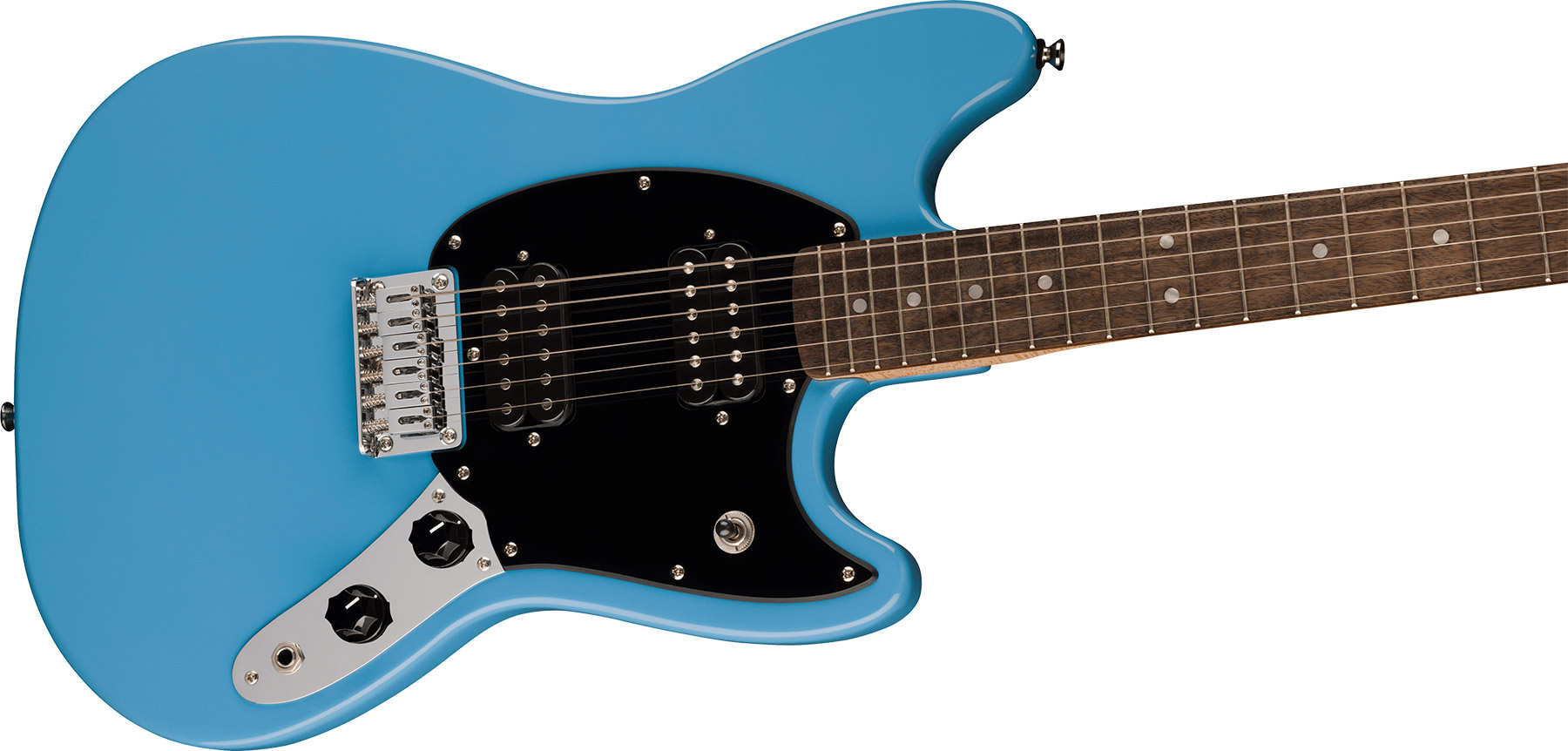 Squier Mustang Sonic Hh 2h Ht Lau - California Blue - Guitarra electrica retro rock - Variation 2