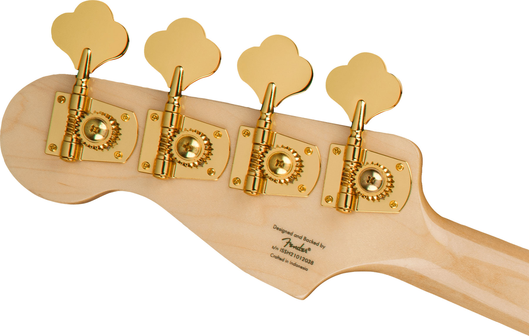 Squier Precision Bass 40th Anniversary Gold Edition Lau - Black - Bajo eléctrico de cuerpo sólido - Variation 3