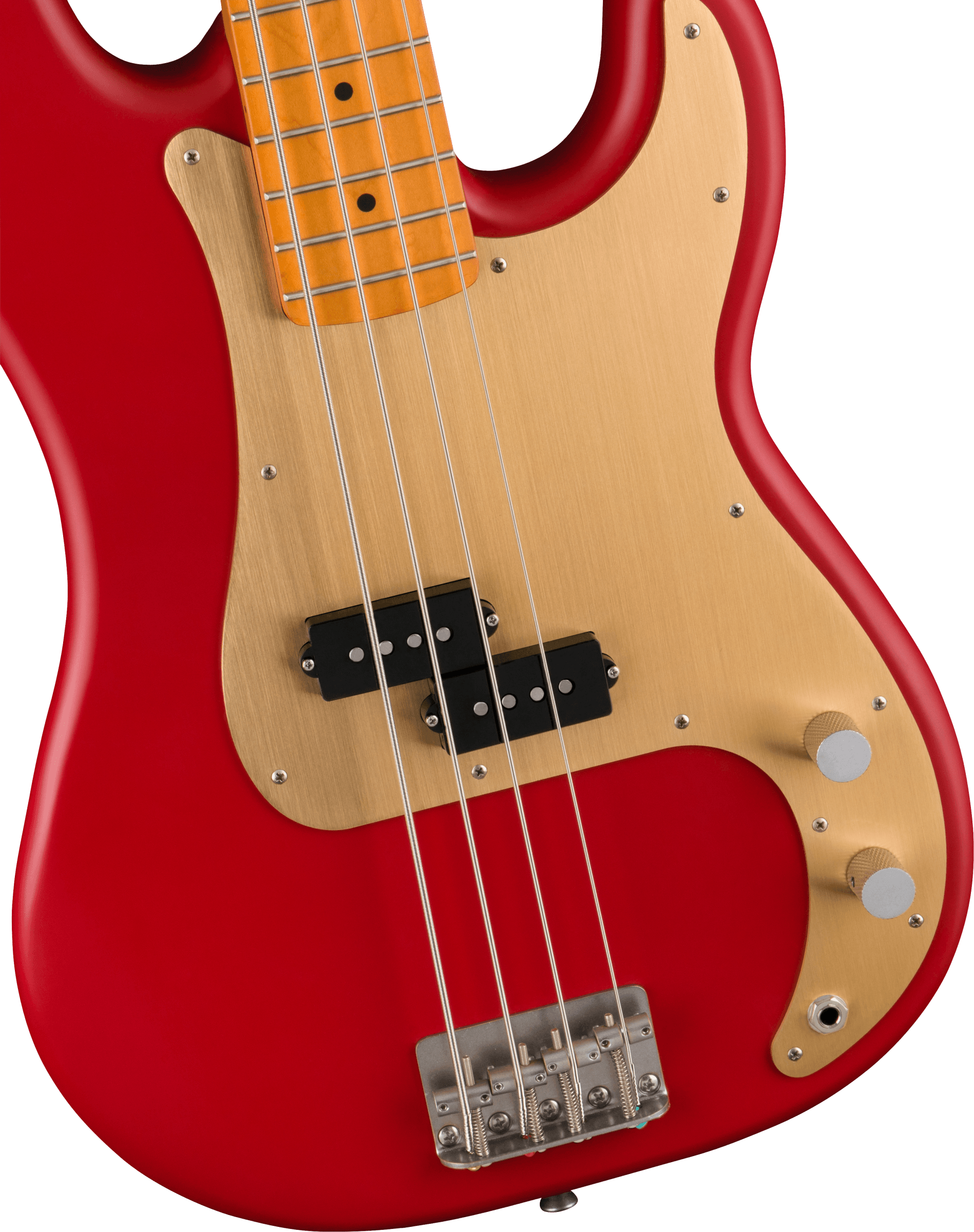 Squier Precision Bass 40th Anniversary Gold Edition Mn - Satin Dakota Red - Bajo eléctrico de cuerpo sólido - Variation 2