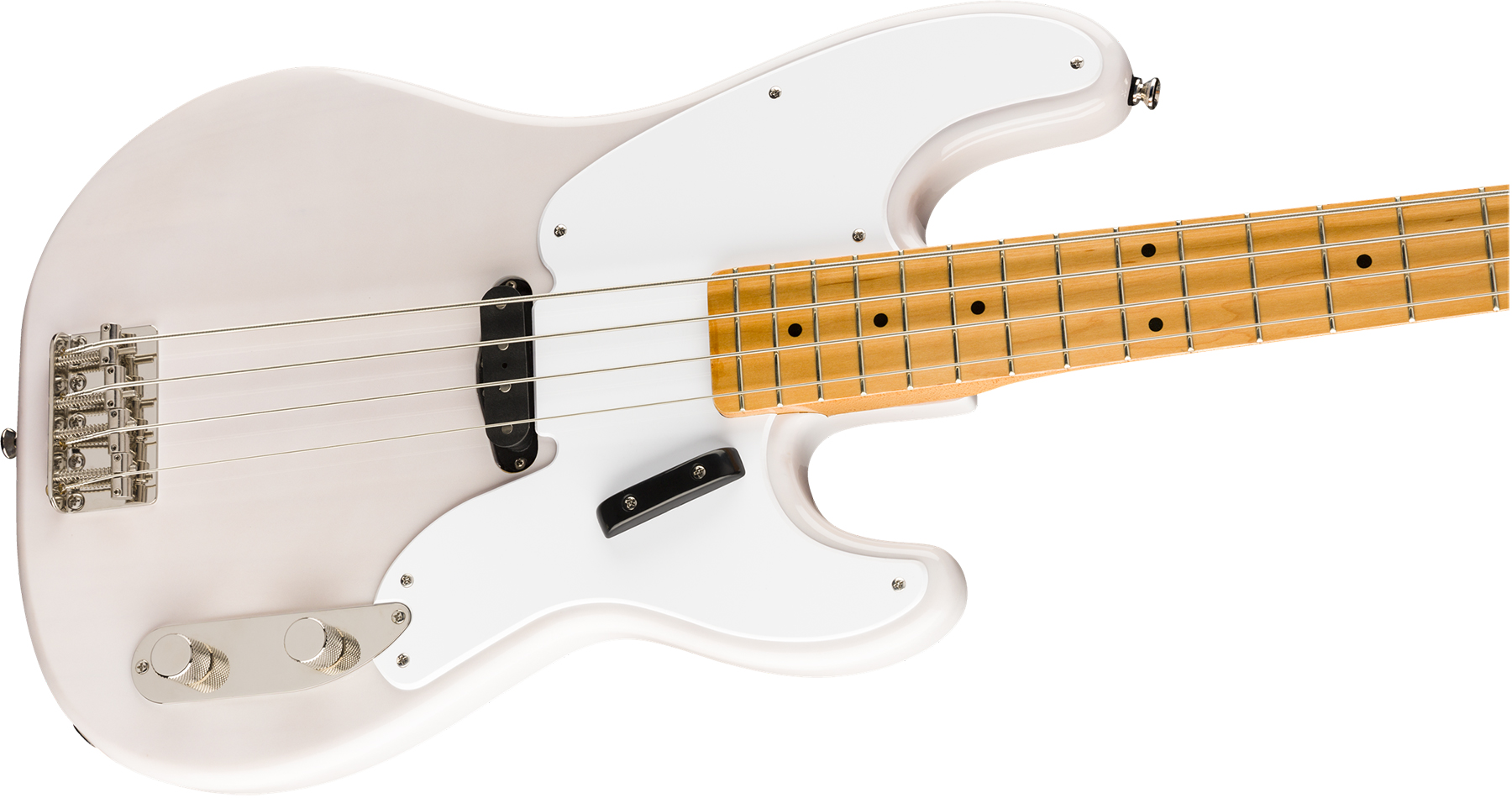 Squier Precision Bass '50s Classic Vibe 2019 Mn - White Blonde - Bajo eléctrico de cuerpo sólido - Variation 2