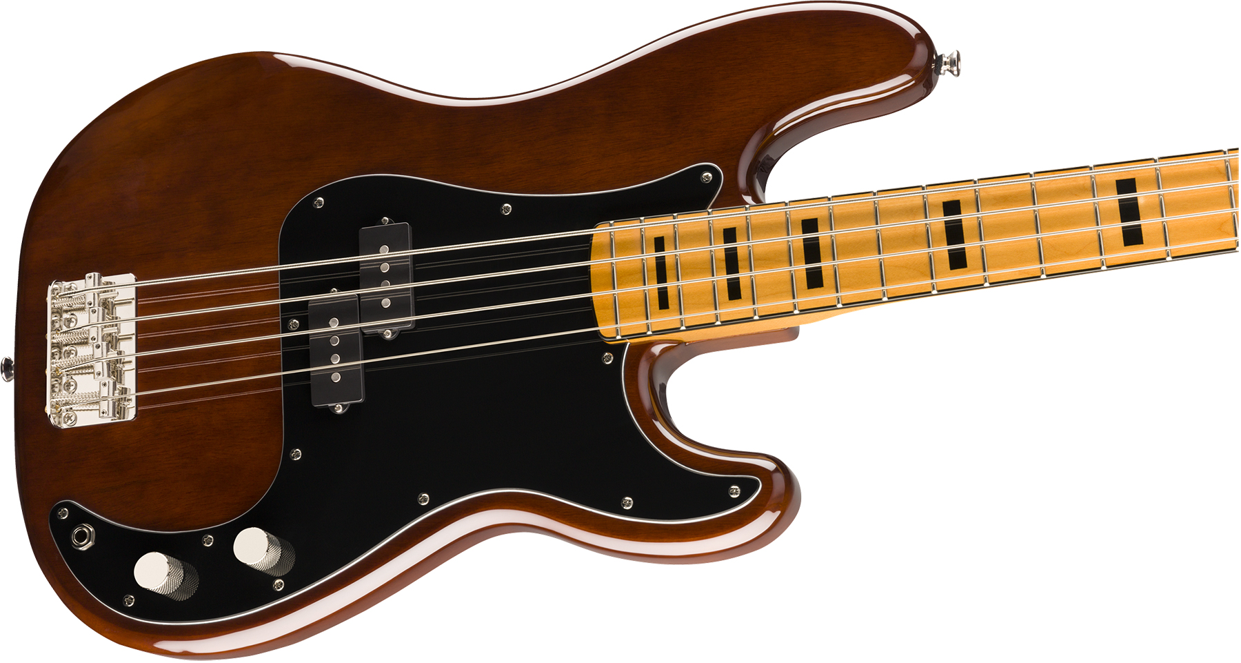 Squier Precision Bass '70s Classic Vibe 2019 Mn - Walnut - Bajo eléctrico de cuerpo sólido - Variation 2