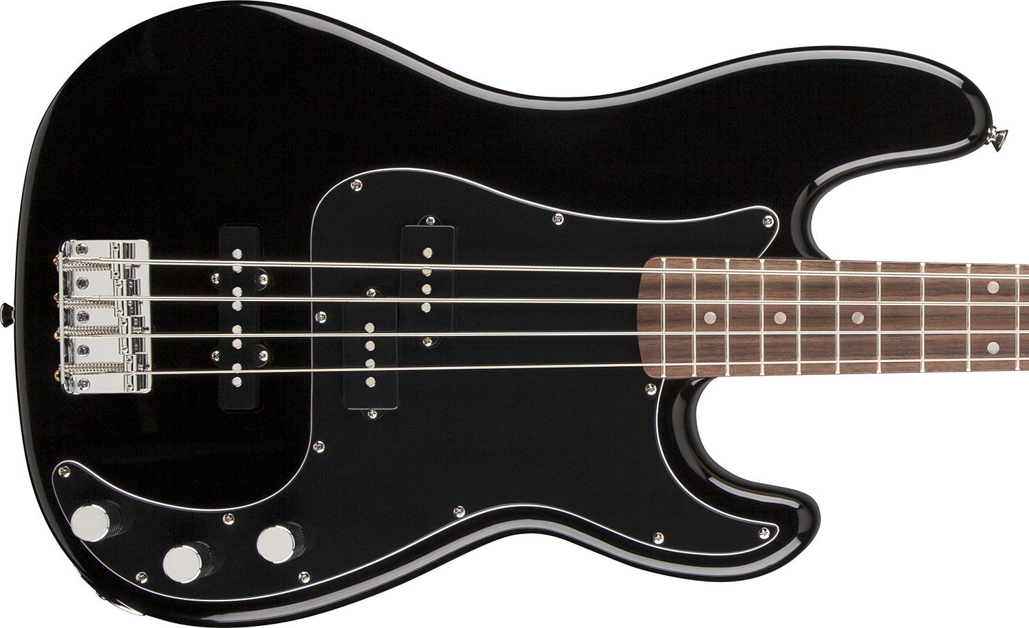 Squier Precision Bass Affinity Series Pj (rw) - Black - Bajo eléctrico de cuerpo sólido - Variation 1