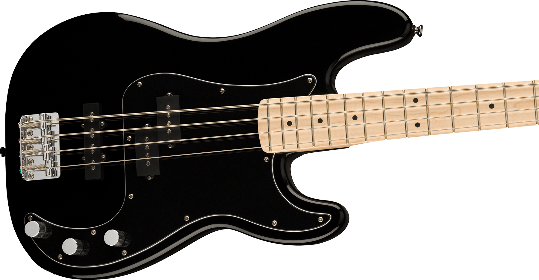 Squier Precision Bass Affinity Pj 2021 Mn - Black - Bajo eléctrico de cuerpo sólido - Variation 2