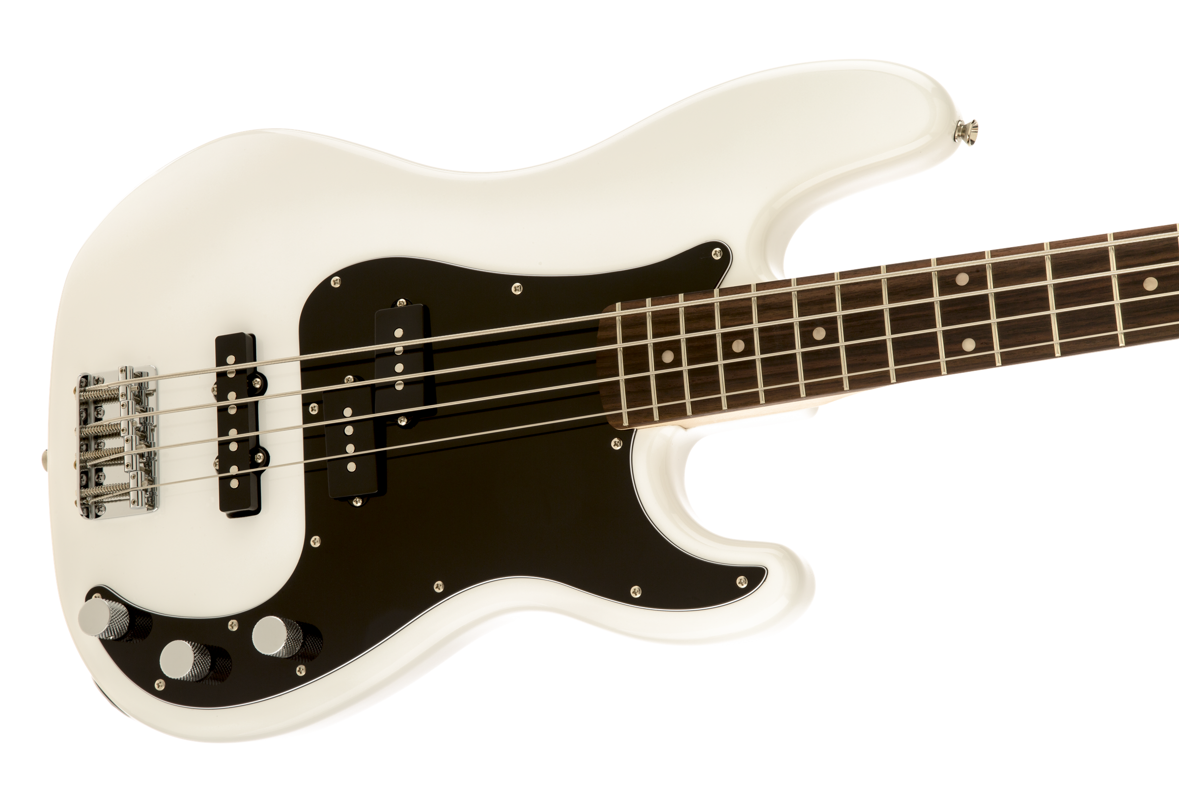 Squier Precision Bass Affinity Series Pj (lau) - Olympic White - Bajo eléctrico de cuerpo sólido - Variation 2
