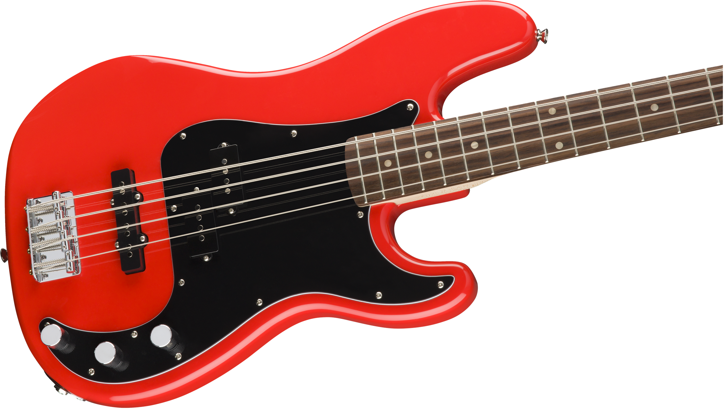 Squier Precision Bass Affinity Series Pj (lau) - Race Red - Bajo eléctrico de cuerpo sólido - Variation 2