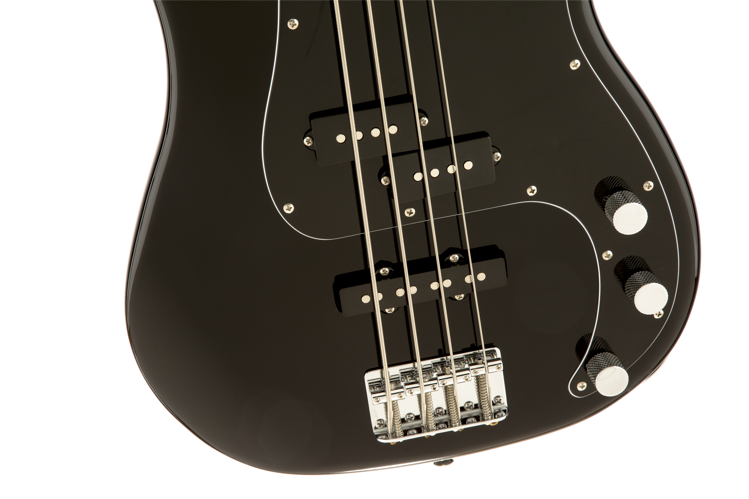Squier Precision Bass Affinity Series Pj (lau) - Black - Bajo eléctrico de cuerpo sólido - Variation 2